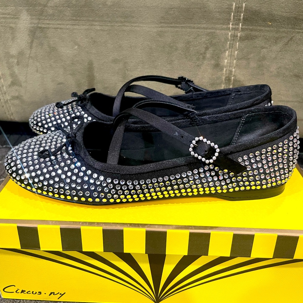 Circus NY Zuri Black Jewel Flats